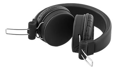 Streetz HL-W200, Koblet med ledninger (ikke trådløs), 20 - 20000 Hz, Samtaler/musikk, 160 g, Hodesett, Svart