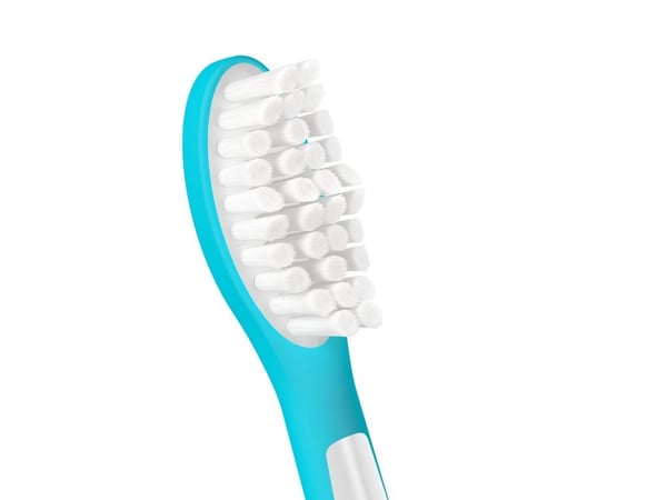 Philips Sonicare For Kids HX6042 - Utskiftningsbørstehode - for tannbørste - white/sea (en pakke 2)
