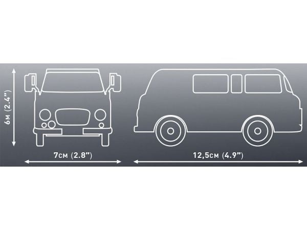 COBI Barkas B1000, Byggesett, 6 år, Plast, 147 stykker