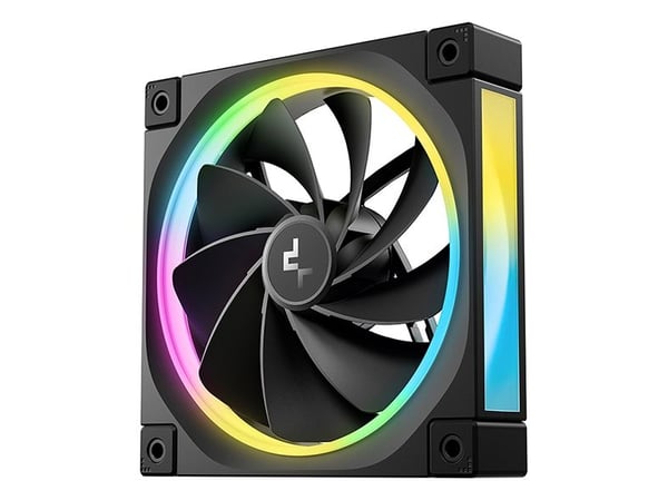 Deepcool FL12R - Viftekit for kabinett - 120 mm - svart