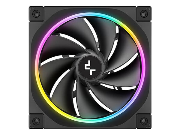 Deepcool FL12R - Viftekit for kabinett - 120 mm - svart