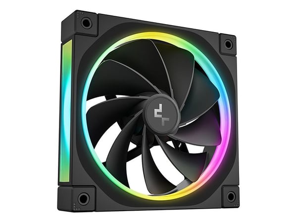Deepcool FL12R - Viftekit for kabinett - 120 mm - svart