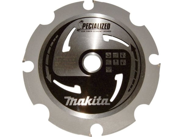 Makita Specialized - Cirkelsågblad - för fiber cement boards - 165 mm - 4 tänder