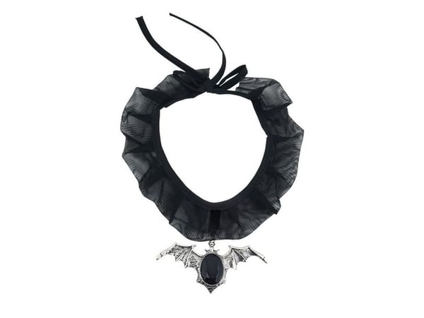 Gothic bat choker