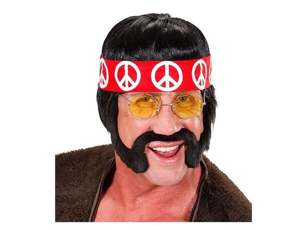 Sort Hippie paryk