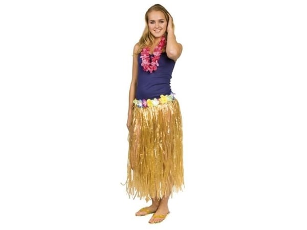 Boland 52401, Fancy skjørt, Voksen, Jente, Hawaii, Naturlig, Polyester, Polyethylen