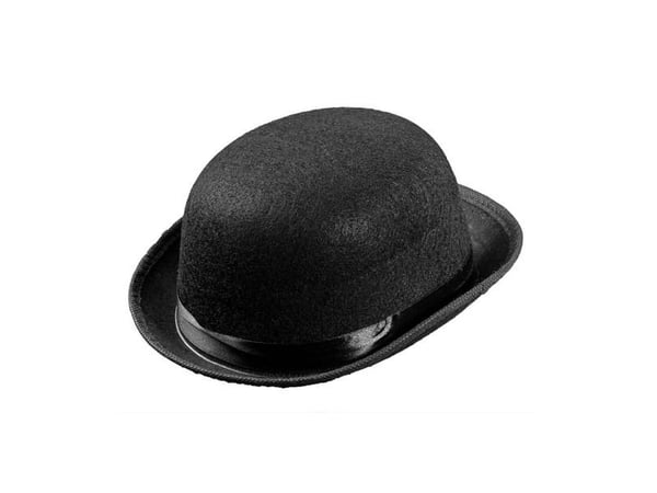 Svart bowlerhatt, barn
