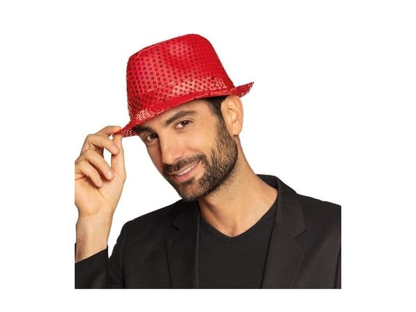Boland 8712026012777, Hatt til kostyme, Voksen, Alle kjønn, Polyester, Polyetylentereftalat (PET), Rød, 220 mm