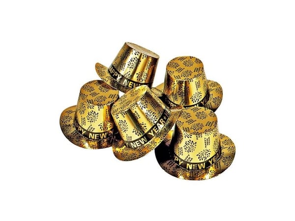 Nyårshatt, guld