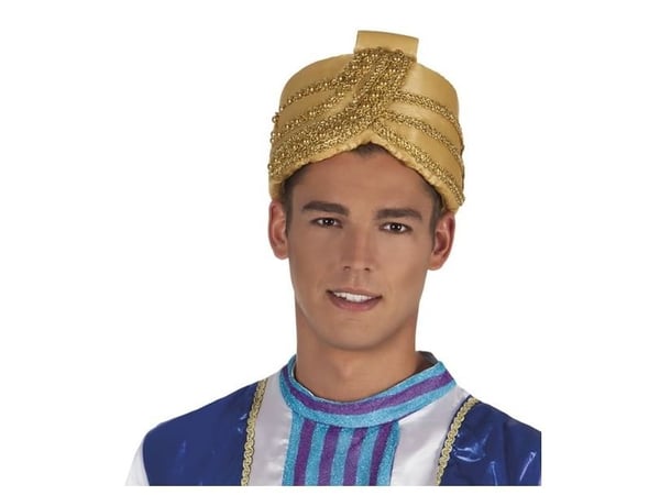 Boland 81022, Maskeradhatt, Vuxen, Hankoppling, Polyester, Polystyren, Guld, 90 g