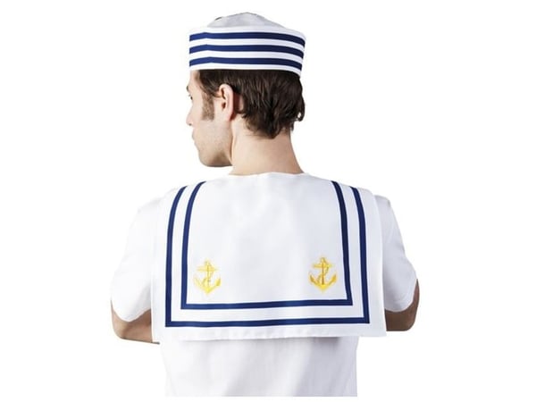 Boland 44354, Fancy dress collar, Vuxen, Alla, Polyester, Polystyren, Blå, Vit, Gul, 60 g