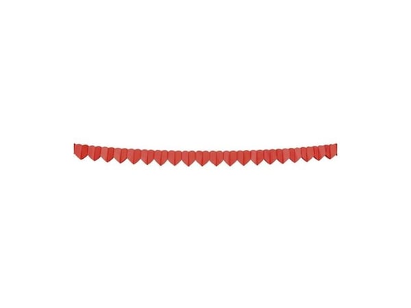 Boland 30620, Garland, Bomull, Papir, Rød, 4000 mm, 190 mm, 250 mm