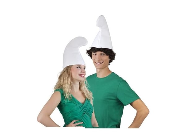 Boland 01354, Smart kjolehatt, Voksen, Alle kjønn, Polyester, Hvit, CE