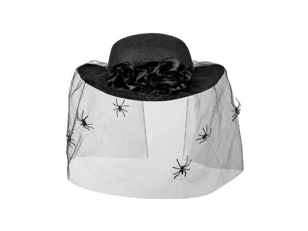 Boland 8712026041203, Hatt til kostyme, Voksen, Hunkjønn, Polyester, Sort, 300 mm