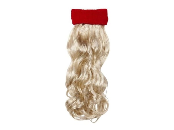 Pandebånd med hår, blond