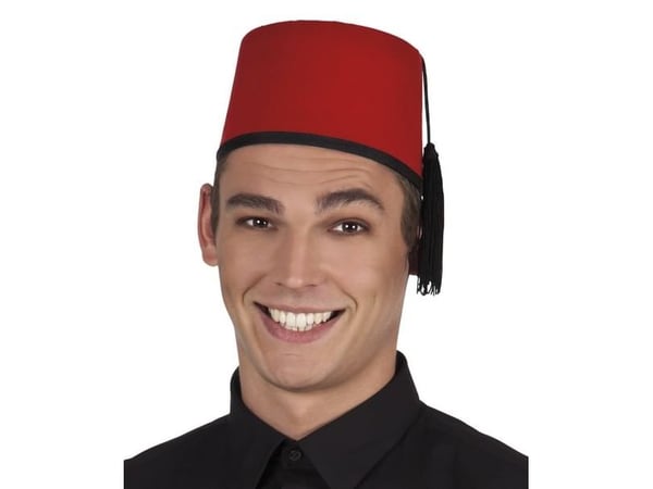 Boland 8712026040169, Hatt til kostyme, Voksen, Alle kjønn, Polyester, Sort, Rød, 200 mm