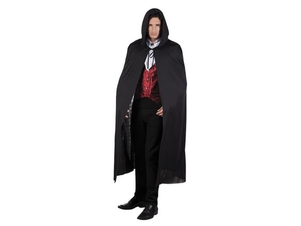 Boland 96936, Maskeradcape, Vuxen, Alla, Polyester, Svart, 1800 mm