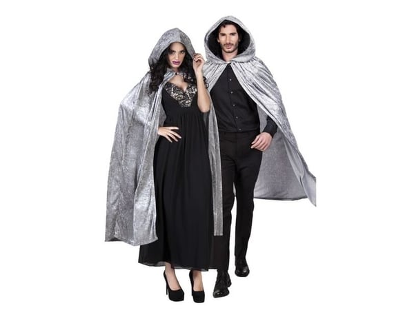 Boland 71005, Kostymekappe, Voksen, Alle kjønn, Polyester, Grå, 1700 mm