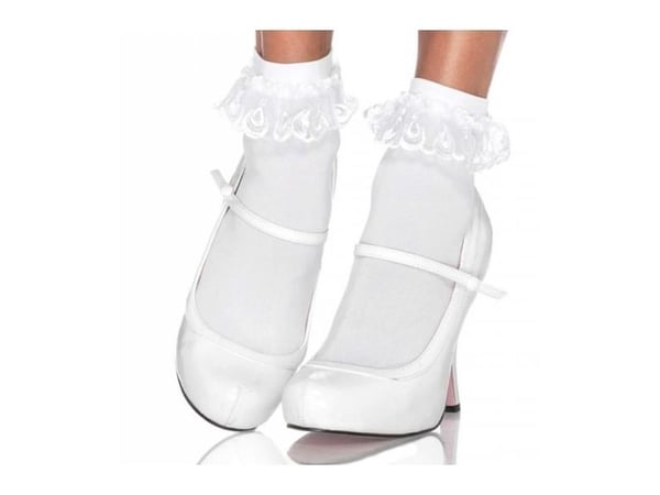 Vita ankelsockor