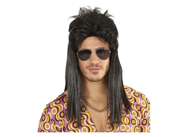 Rock Star paryk, sort