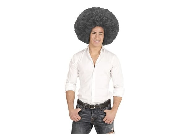 Svart stor afroperuk