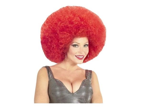 Röd afroperuk, stor