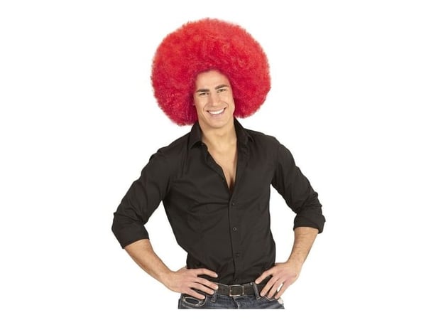 Röd afroperuk, stor