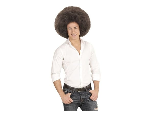 Mörkbrun afroperuk, stor