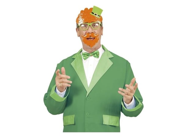Sankt Patricks glasögon med skägg