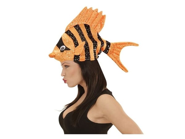 Tropisk fiskehat, orange
