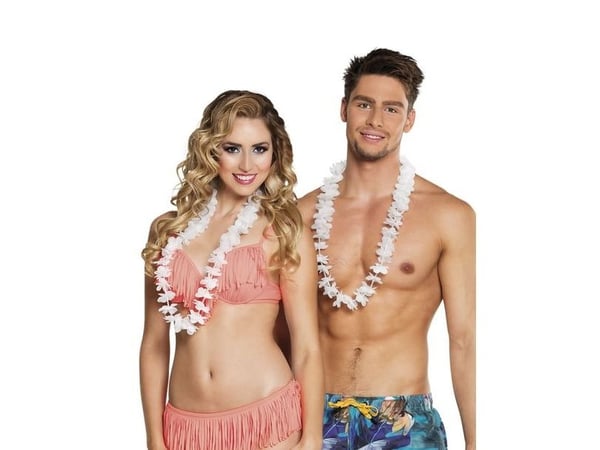 Valkoinen Havaijin seppele, 25 kpl.