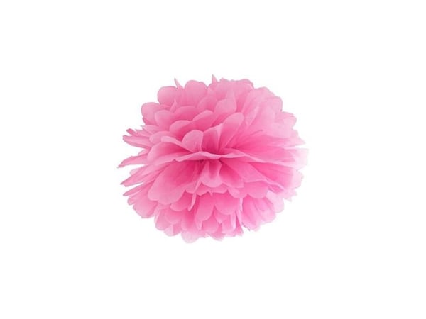 Stor pompon Vaaleanpunainen