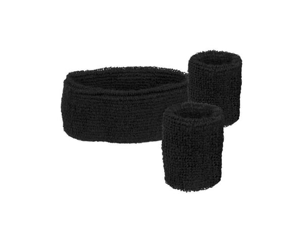 Boland 01890, Sweatband, Voksen, Alle kjønn, Polyester, Sort, 40 g
