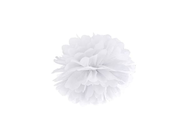 Stor pompom Vit