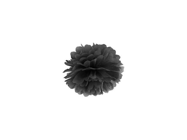 FestFarver små pom-poms svarta