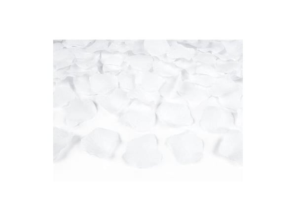Hvide rosenblade 100 stk