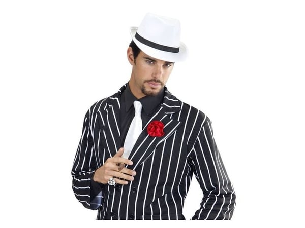 Vit gangsterhatt