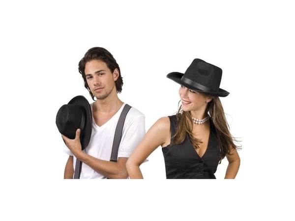 Boland 8712026040008, Hatt til kostyme, Voksen, Alle kjønn, Polyester, Polyurethan, Sort, 260 mm