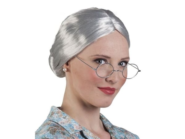 Boland 86180, Parykk til kostyme, Voksen, Hunkjønn, Polyester, Grå, 300 g