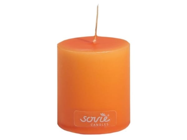 Bloklys orange, 5x6 cm