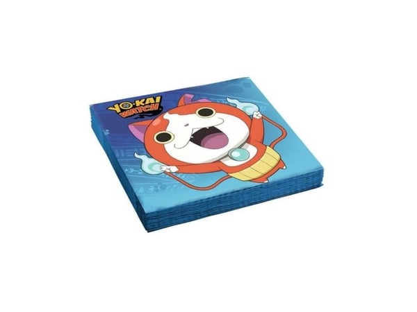 Amscan 9902485, Papir, Blå, 3 år, Alle kjønn, Yo-Kai Watch, Ikke for barn under 36 måneder