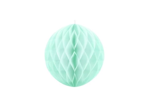 Ljus mint pappersdekorkula - 20 cm