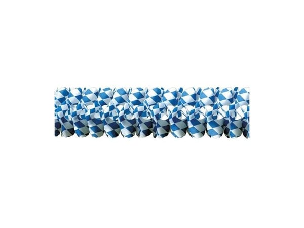 Amscan 1797, Garland, Papir, Blå, Hvit, 4 m, 160 mm, 1 stykker