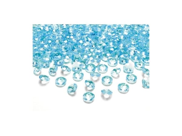 Diamantkonfetti, turkos