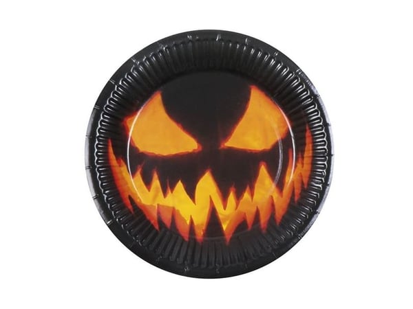 Creepy Pumpkin -laatta, 23 cm.