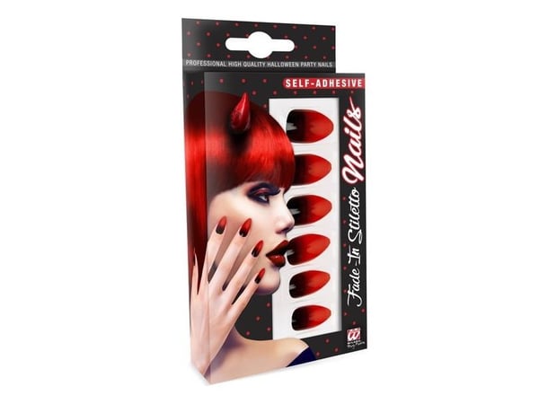 Negle Fade in red stiletto