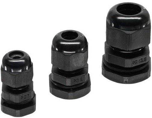 InLine 44010B, Lajittelu, Neopren, Nylon, 10 stk, 6 mm, IP68