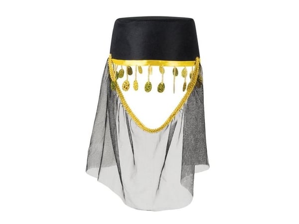 Boland 8712026042361, Hatt til kostyme, Voksen, Hunkjønn, Polyester, Polypropylen (PP), Sort, Gult, 190 mm