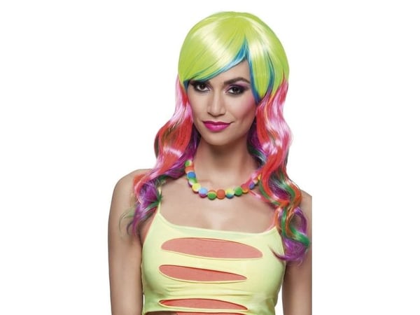 Boland 64468, Fancy kjole halskjede, Voksen, Hunkjønn, Akryl, Strykejern, Polyester, Flerfarget, 100 g