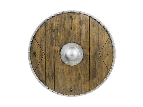 Boland 8712026440440, Fancy kjole skjold, Voksen, Alle kjønn, Polypropylen (PP), Brun, 400 mm